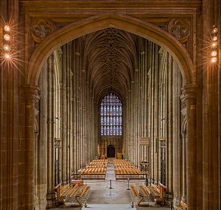 Nave of Canterbury Cathedral, by Diliff