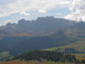 Il Catinaccio visto dall'Alpe di Siusi