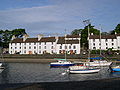 Image 17Cramond (Scottish Gaelic: Cathair Amain) is a seaside village now part of suburban Edinburgh, located in the north-west corner of the city at the mouth of the River Almond where it enters the Firth of Forth. The Cramond area has a long history, with evidence of Mesolithic, Bronze Age and Roman activity.