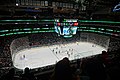 Inside American Airlines Center during a Stars game