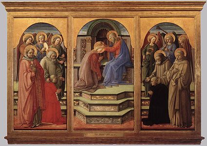 Triptyque Marsuppini, 1460, Rome, Musées du Vatican.