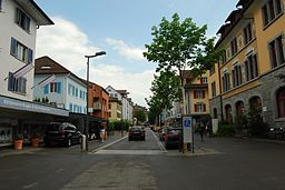 Bahnhofstrasse i Flawil