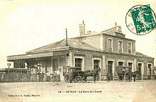 La gare de Bayeux, au début du XIXe siècle