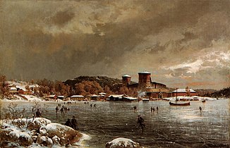 During winter by Hjalmar Munsterhjelm
