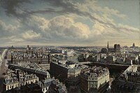 Paris depuis la Tour Saint-Jacques, vue sud-est (1866)