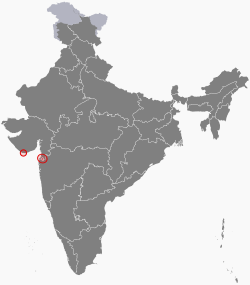 Dadra & Nagar Haveli and Daman & Diu within India