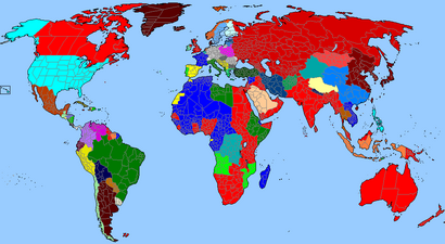 O Mundo em Julho de 1939.