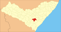 Location of Junqueiro in Alagoas