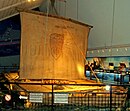 Kon-Tiki-expeditionen inleds för 78 år sedan: Farkosten finns idag på Kon-Tiki-museet i Oslo.