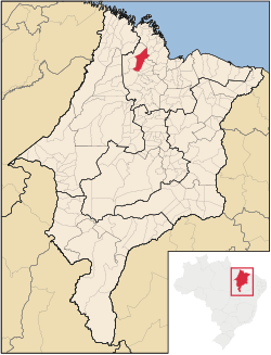 Location of Pinheiro in the State of Maranhão