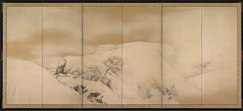秋冬山水図 1784年 クリーブランド美術館[32]