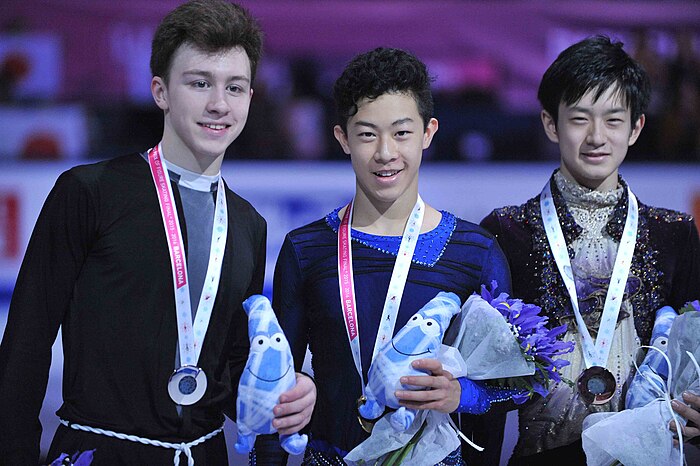 Dmitri Aliev was the record holder for the junior men's PCS records before the 2018–19 season
