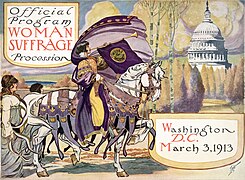 Program for the 1913 Woman Suffrage Procession in Washington, D.C.