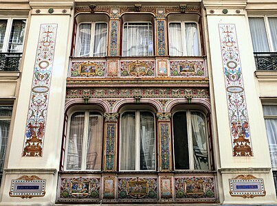 Façade du 11, cité Malesherbes.