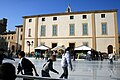 Pattinatoio allestito ogni inverno in piazza Verdi.