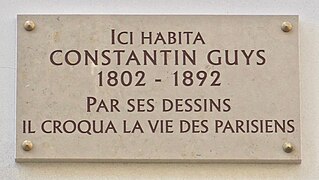 Plaque au no 80.