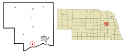 Location of Duncan, Nebraska