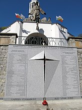 Memorial dedicated to the victims of the 2010 Polish Air Force Tu-154 crash in Smoleńsk at the Church of St. Roch in Białystok, Poland