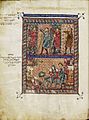 Page de la haggadah de Rylands.