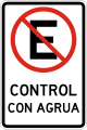 R-8-3a No parking, control with water