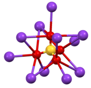 The environment about the tetrahedral CrO42− center in β-K2CrO4.