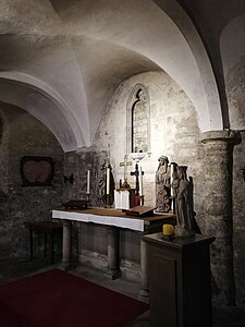 Altar of the crypt