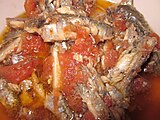 Sardines in olive oil and tomato sauce