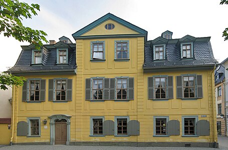 Schillers Wohnhaus in der Schillerstraße