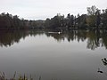 Der Schloßweiher an der Gustavsburg in Jägersburg