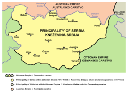 The Principality of Serbia in 1817