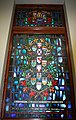 Image 21"O Canada we stand on guard for thee" Stained Glass, Yeo Hall, Royal Military College of Canada featuring arms of the Canadian provinces and territories as of 1965 (from Provinces and territories of Canada)