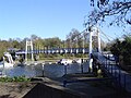 Passerelles de l'écluse de Teddington.