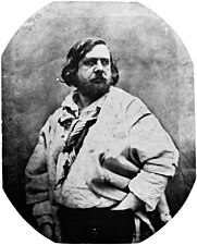 Théophile Gautier photographié par Nadar en 1856.