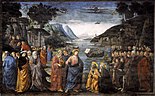 Domenico Ghirlandaio, fresco in The Sistine Chapel, The Vocation of the Apostles. 1481–1482.