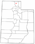 Location of Logan, Utah