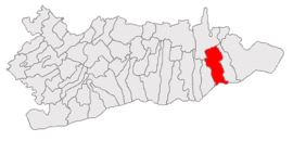 Location in Călărași County