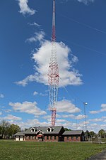 380 ft Blaw-Knox tower owned by WBNS Radio in Columbus, Ohio