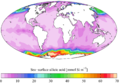 WOA 2005 sea surface silicic acid