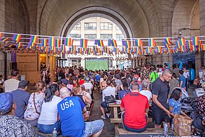 Women's World Cup screening in DUMBO 2019 (USA vs. France)