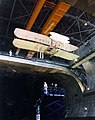 The AIAA's Flyer reproduction undergoing testing in a NASA wind tunnel