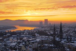 Sonnenaufgang in Bonn