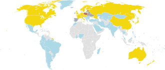 Map displaying countries that won medals during the 2022 Winter Olympics