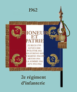 Drapeau modèle depuis 1962 (revers).