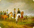 Die Schlacht bei Novarra (The Battle of Novarra), 1858, by Albrecht Adam.