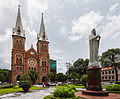 La Basílica de Notre-Dame de Saigón en Ciudad Ho Chi Minh.