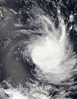 Belal le 15 janvier, passant sur la Réunion.