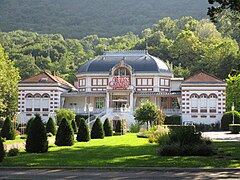 Vue générale du casino de Challes-les-Eaux.