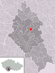 Chotýčany – Mappa