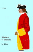 Uniforme de 1720 à 1734