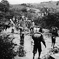 Image 35Force Publique soldiers in the Belgian Congo in 1918. At its peak, the Force Publique had around 19,000 Congolese soldiers, led by 420 Belgian officers. (from Democratic Republic of the Congo)